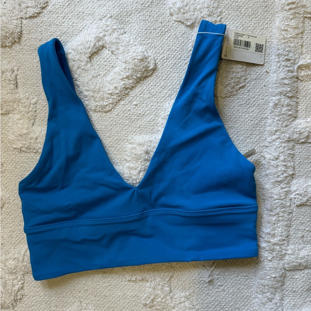 Lululemon align v neck bra poolside